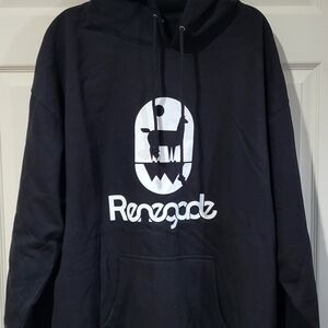 Black White Hoodie Jacket Unisex Size 3XL